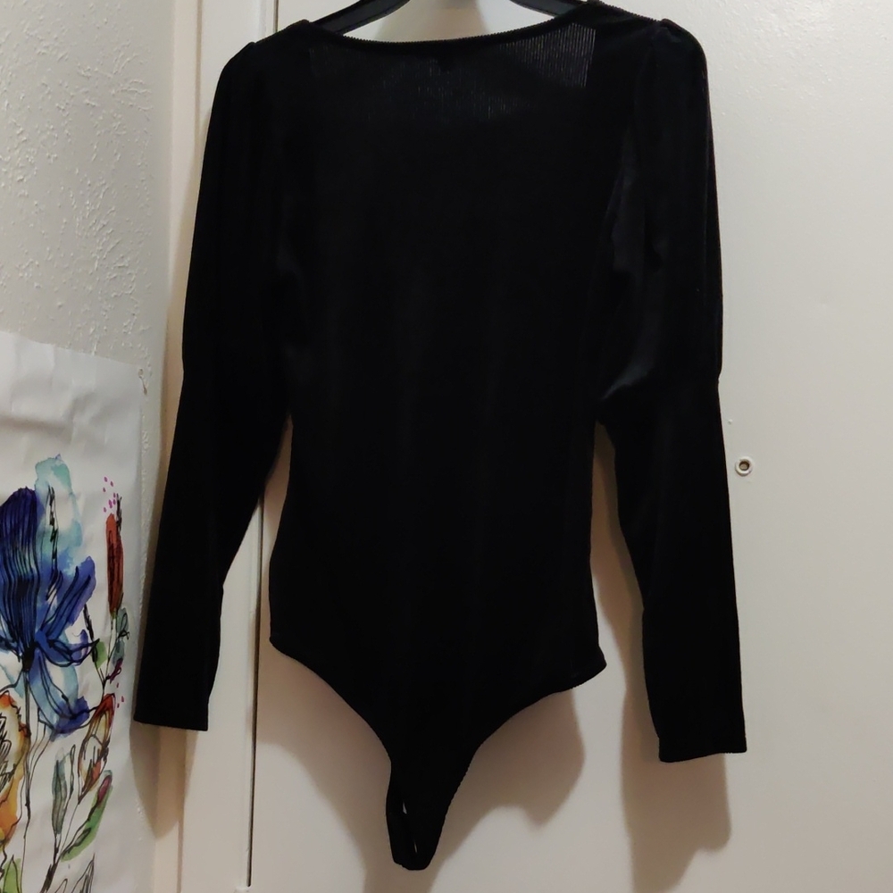 Shinestar Black Ribbed Knit - Picture 4 of 5